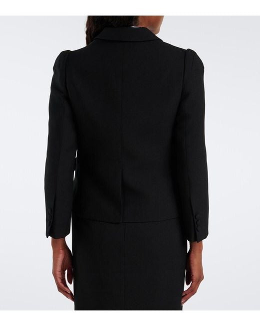 ShuShu/Tong Black Wool And Silk Jacket