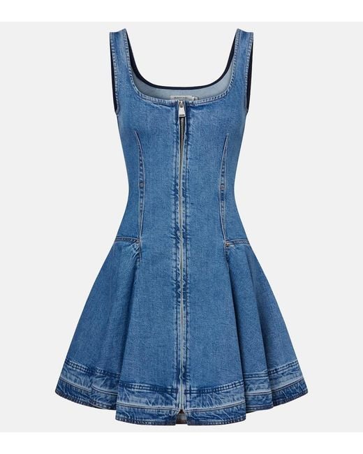 Jonathan Simkhai Blue Eleodra Denim Minidress