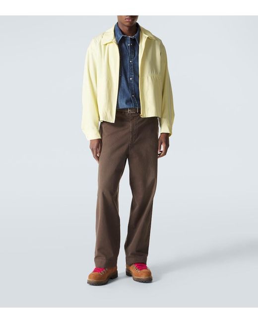 Visvim Blue Social Sculpture Faded Denim Shirt for men
