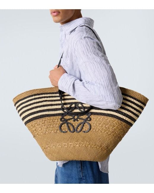 Loewe Metallic Paula's Ibiza Anagram Large Tote Bag for men