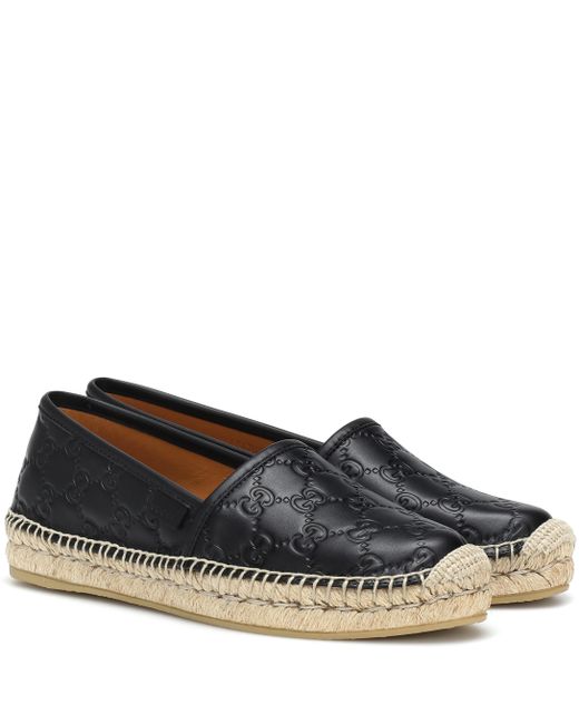 Gucci discount leather espadrille