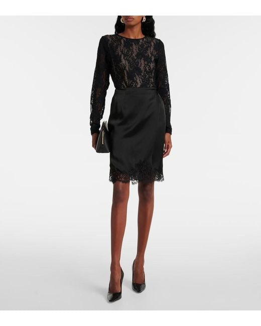 Zimmermann Black Lace Bodysuit