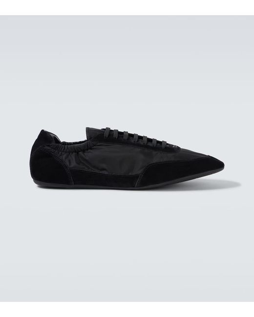 Prada Sneakers Collapse Aus Re-Nylon Mit Veloursleder in Black für Herren
