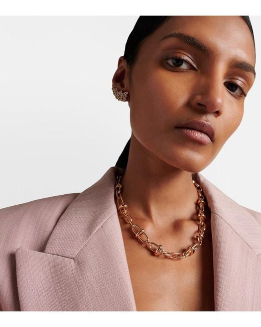 Pomellato Metallic Iconica 18Kt Rose Chain Necklace
