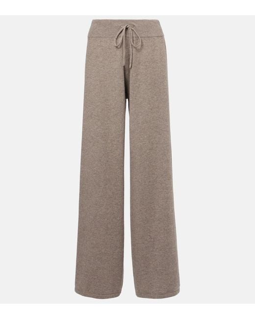 Lisa Yang Gray Sofi Cashmere Pajama Pants