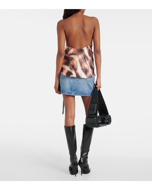 Y. Project Brown Printed Top