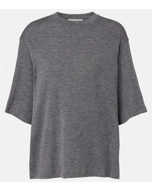Rohe Gray Wool T-Shirt