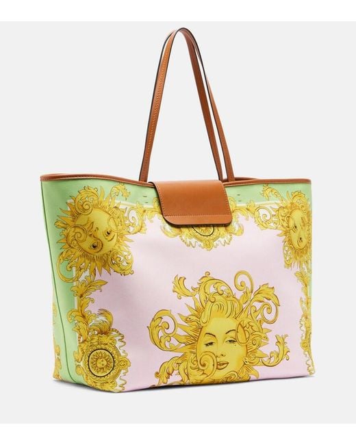 Shopper Large di Versace in Yellow