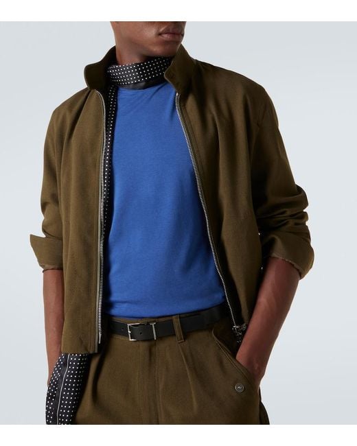 Tom Ford Blue Jersey T-Shirt for men