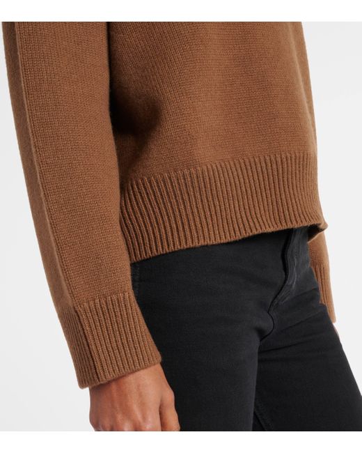 Nili Lotan Brown Renata Cashmere Sweater