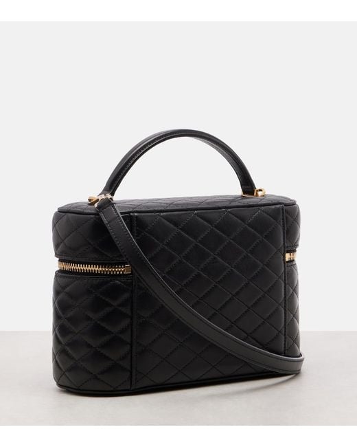 Saint Laurent White Gaby Large Leather Vanity Bag