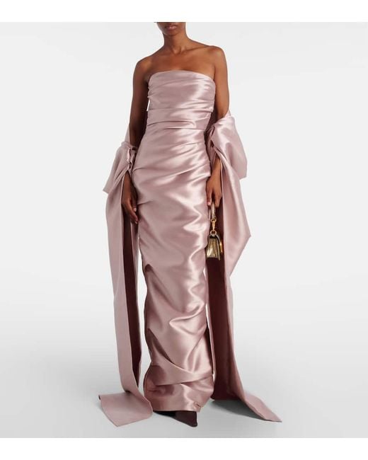 Abito Bustier di Marmar Halim in Pink