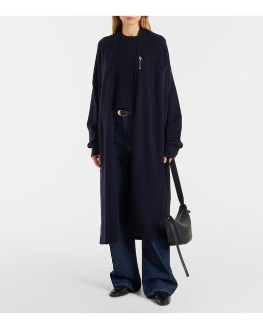 Extreme Cashmere Blue N°61 Koto Cashmere-blend Cardigan