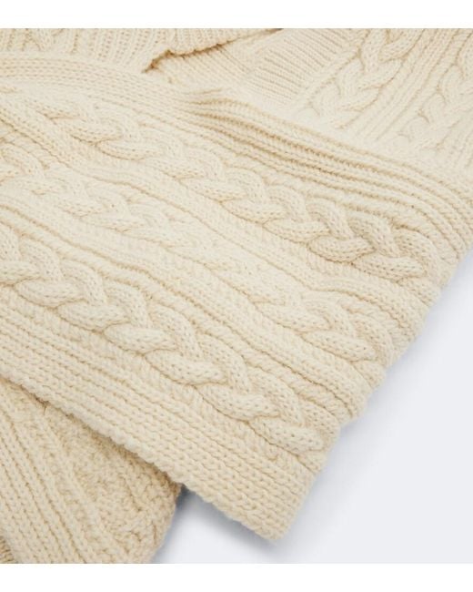 Isabel Marant Natural Honorine Wool And Alpaca Scarf
