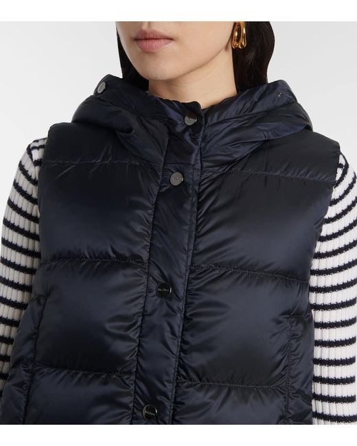 Max Mara Blue The Cube Wattierte Weste Jsoft