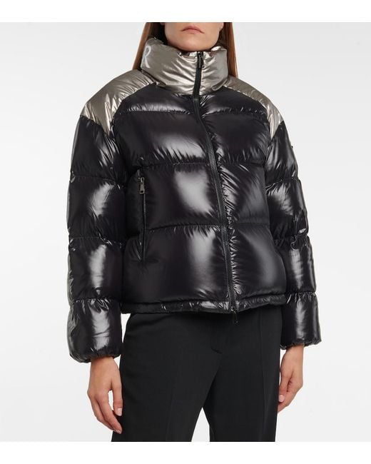 Moncler Black Cuscute High-Neck Down Jacket