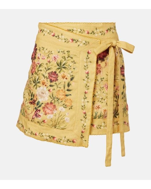 Agua Bendita Metallic Pareo Luna Aus Baumwolle Und Leinen