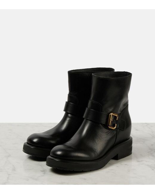 Chloé Black Stiefel