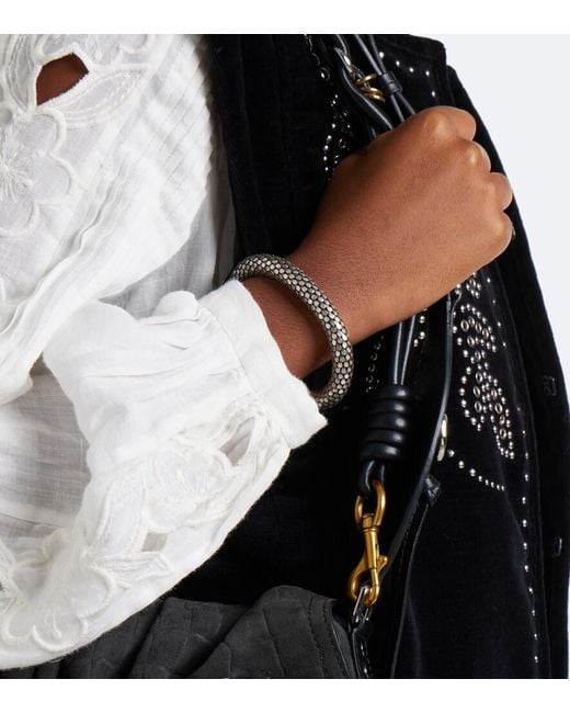 Isabel Marant White Chainmail Bracelet