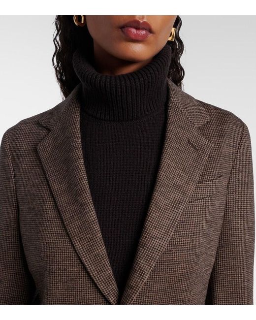 Ralph Lauren Brown Hailey Wool Blazer