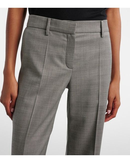 Magda Butrym Gray Wool Straight Pants