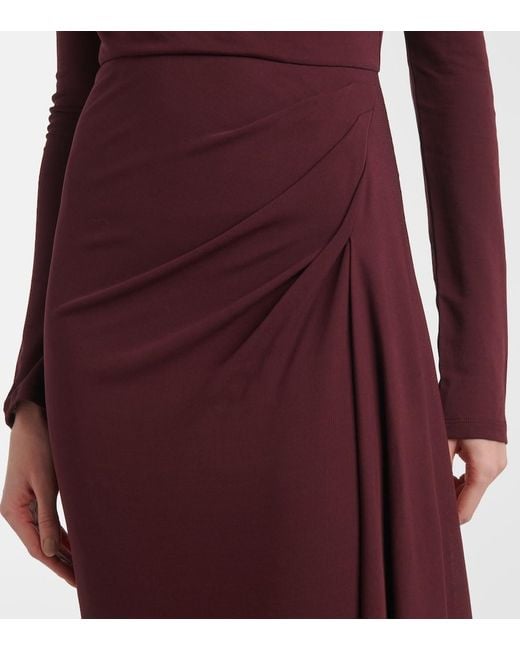 Abito Midi di Erdem in Purple