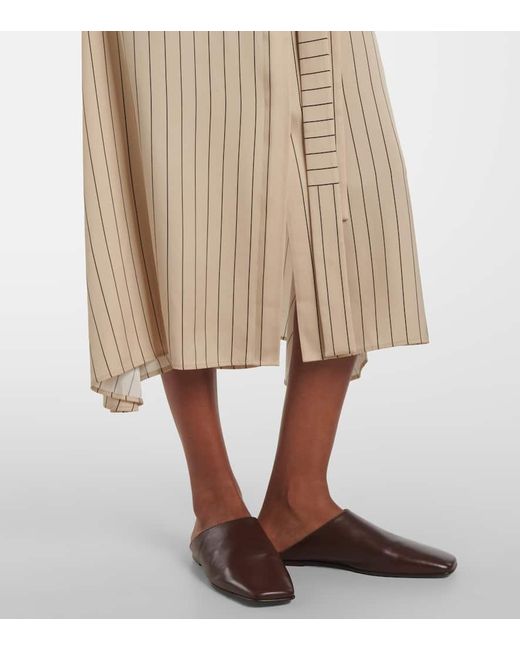 Robe Chemise Orlana En Soie Melangee Joseph en coloris Natural