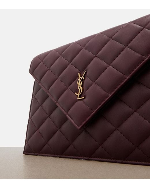 Bustina Cassandre di Saint Laurent in Purple