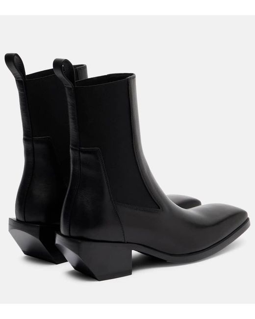 Botines Sliver Rick Owens de color Black