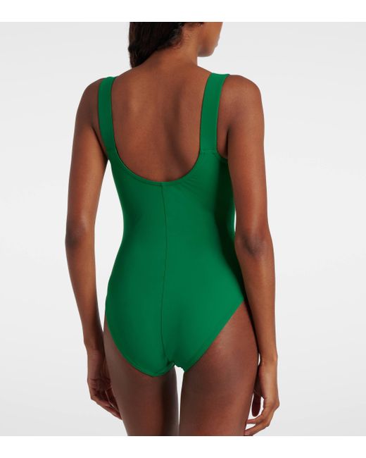 Karla Colletto Green Scoop-neck Swimsuit