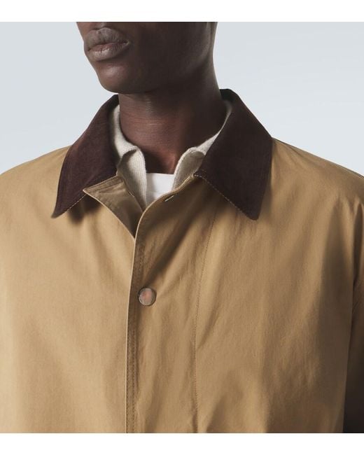 The Row Brown Frank Cotton Jacket for men