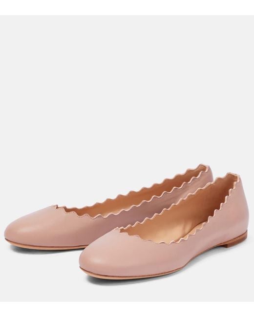 Ballerine Lauren Rosa Taglia 100% Pelle Di Agnello di Chloé in Pink