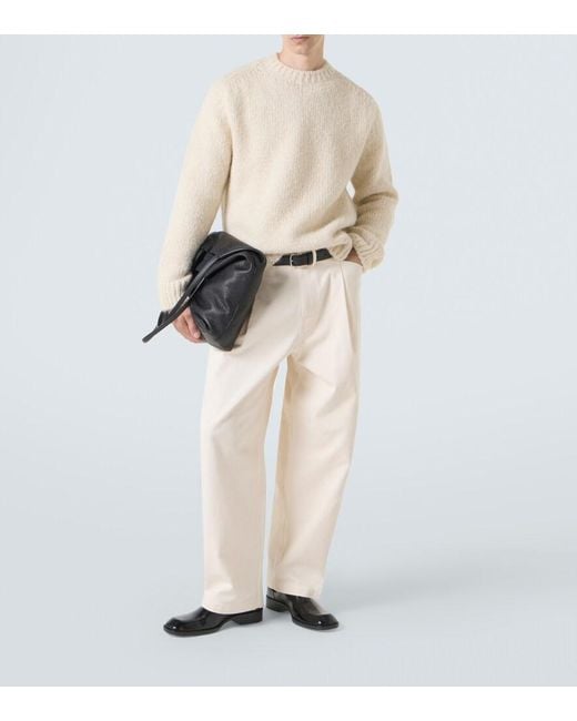 Jil Sander Natural Mohair And Alpaca-Blend Sweater for men