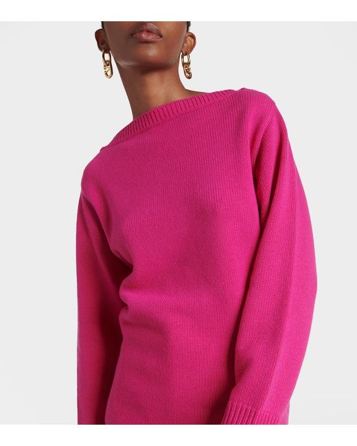 Valentino Pink Virgin Wool Sweater