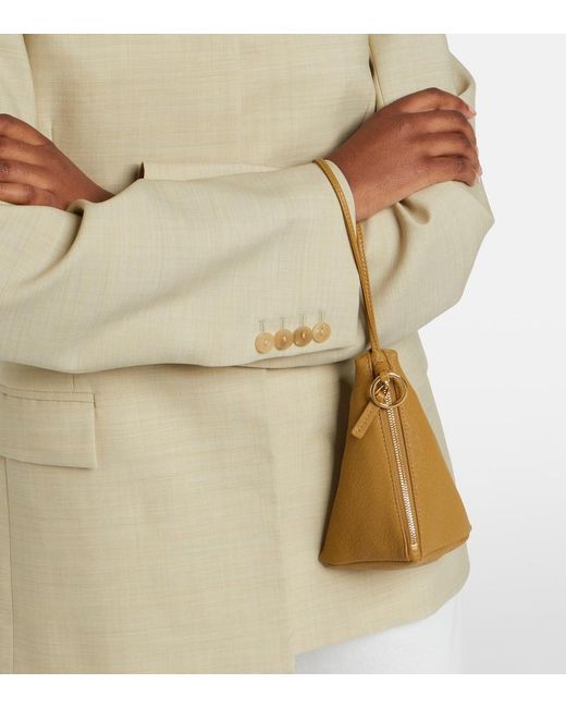 Clutch Solida Mini di Calvin Klein in Metallic