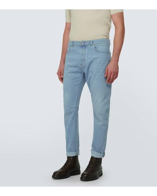Jeans regular di Brunello Cucinelli in Blue da Uomo