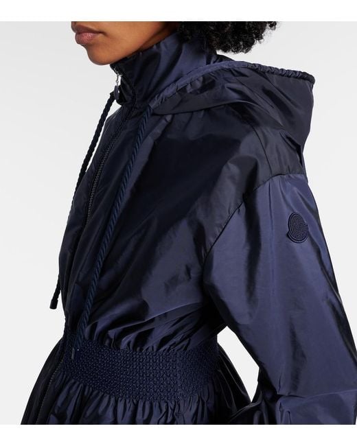 Moncler Blue Liriope Raincoat
