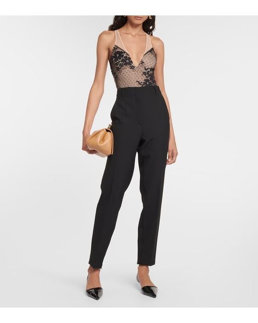 Wolford Multicolor X N21 Monica Lace-Paneled Bodysuit