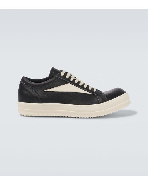 Rick Owens Sneakers Vintage Sneaks Low Aus Leder in White für Herren
