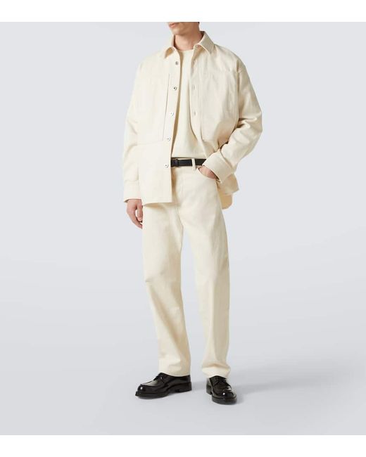 Jil Sander Natural Mid-Rise Straight Jeans for men