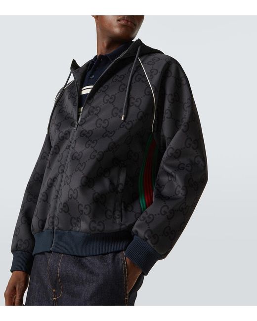 Giacca Jumbo Gg di Gucci in Black da Uomo