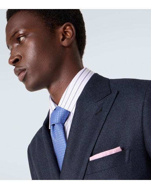 Cravatta di Charvet in Blue da Uomo