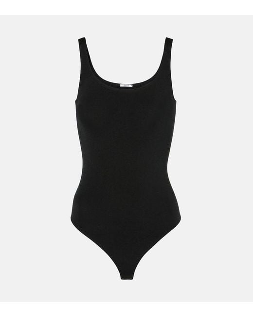 Wolford Black Jamaica Jersey Bodysuit