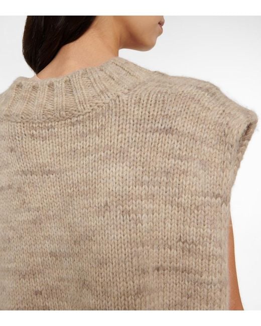 Maison Margiela Multicolor Alpaca, Cotton, And Wool Sweater Vest