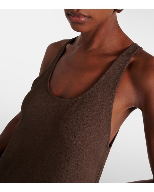 Totême Brown Sable Midi Dress