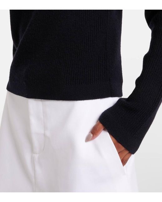 Vince Blue Pullover Aus Wolle Und Kaschmir