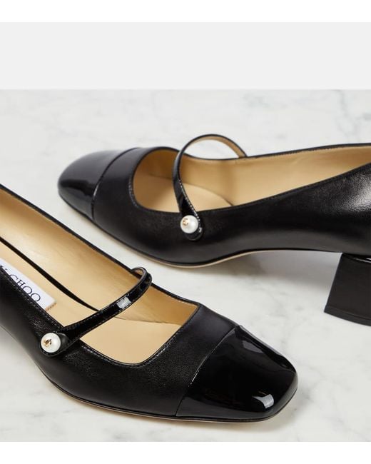 Jimmy Choo Black Pumps Elisa 45 Aus Leder