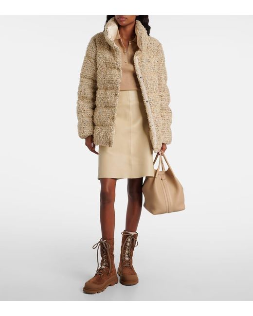 Moncler Brown Vera Suede Lace-Up Boots