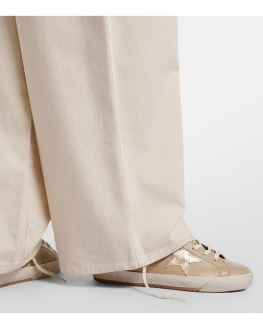 Golden Goose Deluxe Brand Natural Super-Star Leather Sneakers
