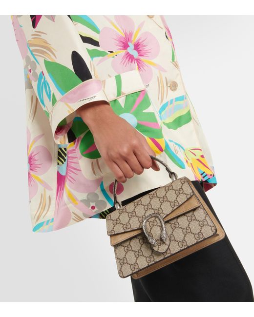 Dionysus Mini GG Canvas Tote Bag in Multicoloured - Gucci